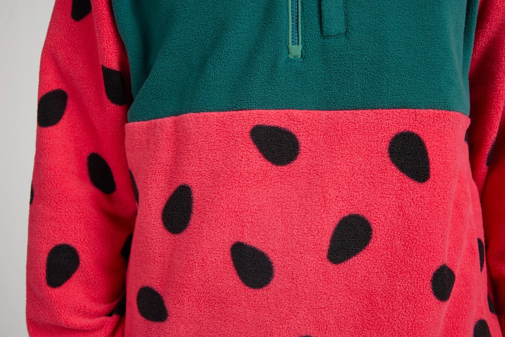 Airblaster Fleece Half Zip Watermelon