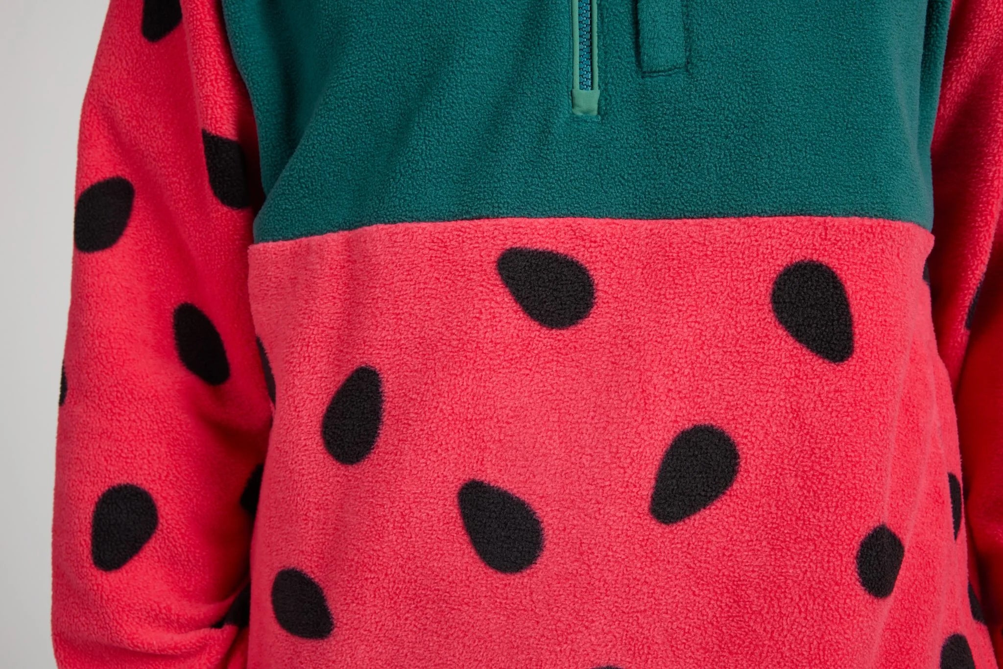 Airblaster Fleece Half Zip Watermelon