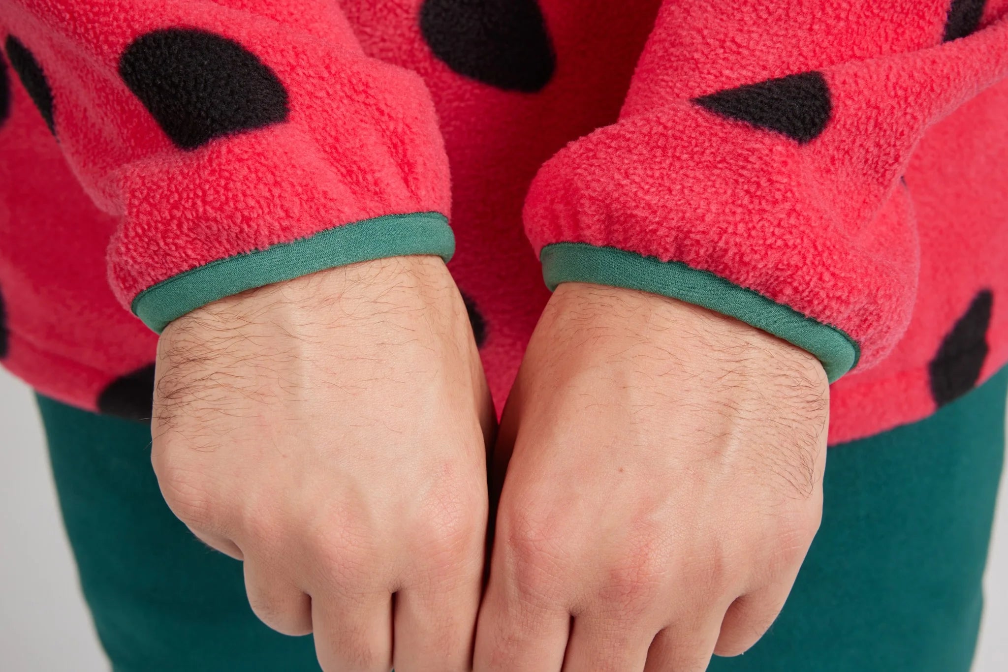 Airblaster Fleece Half Zip Watermelon