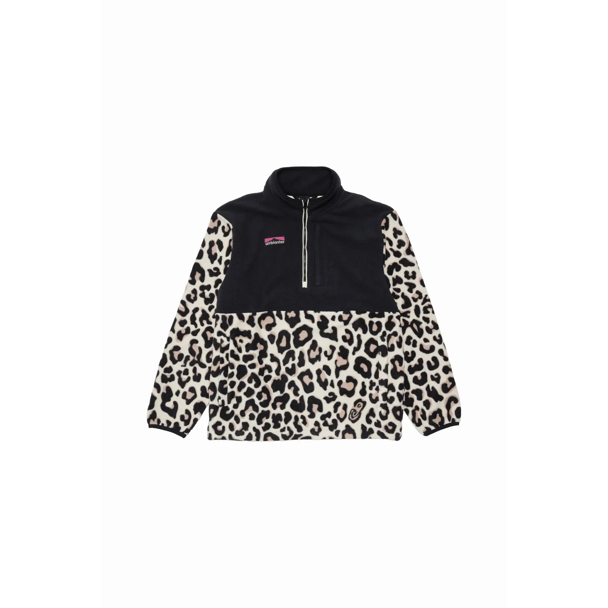 Airblaster Fleece Half Zip Snow Leopard