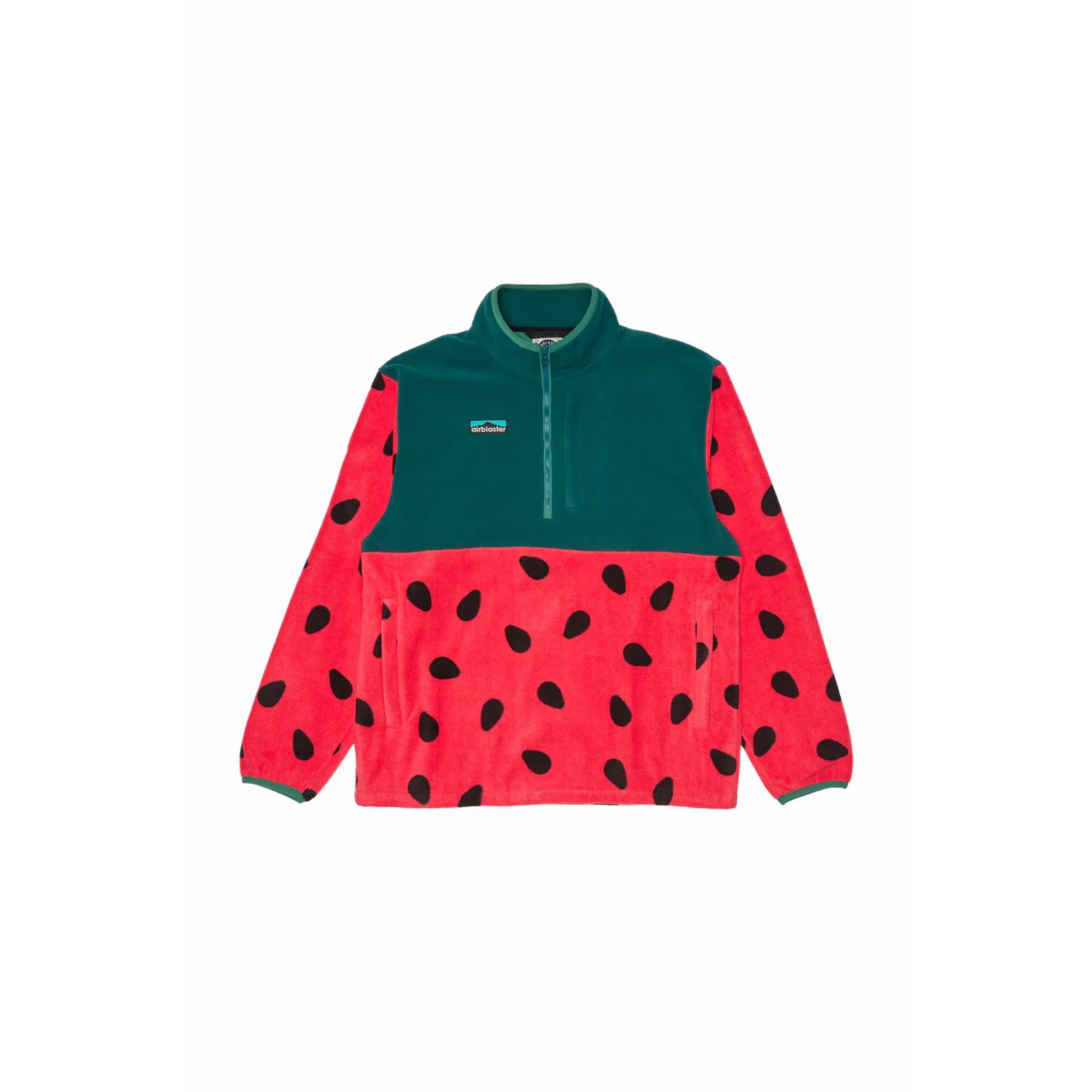 Airblaster Fleece Half Zip Watermelon
