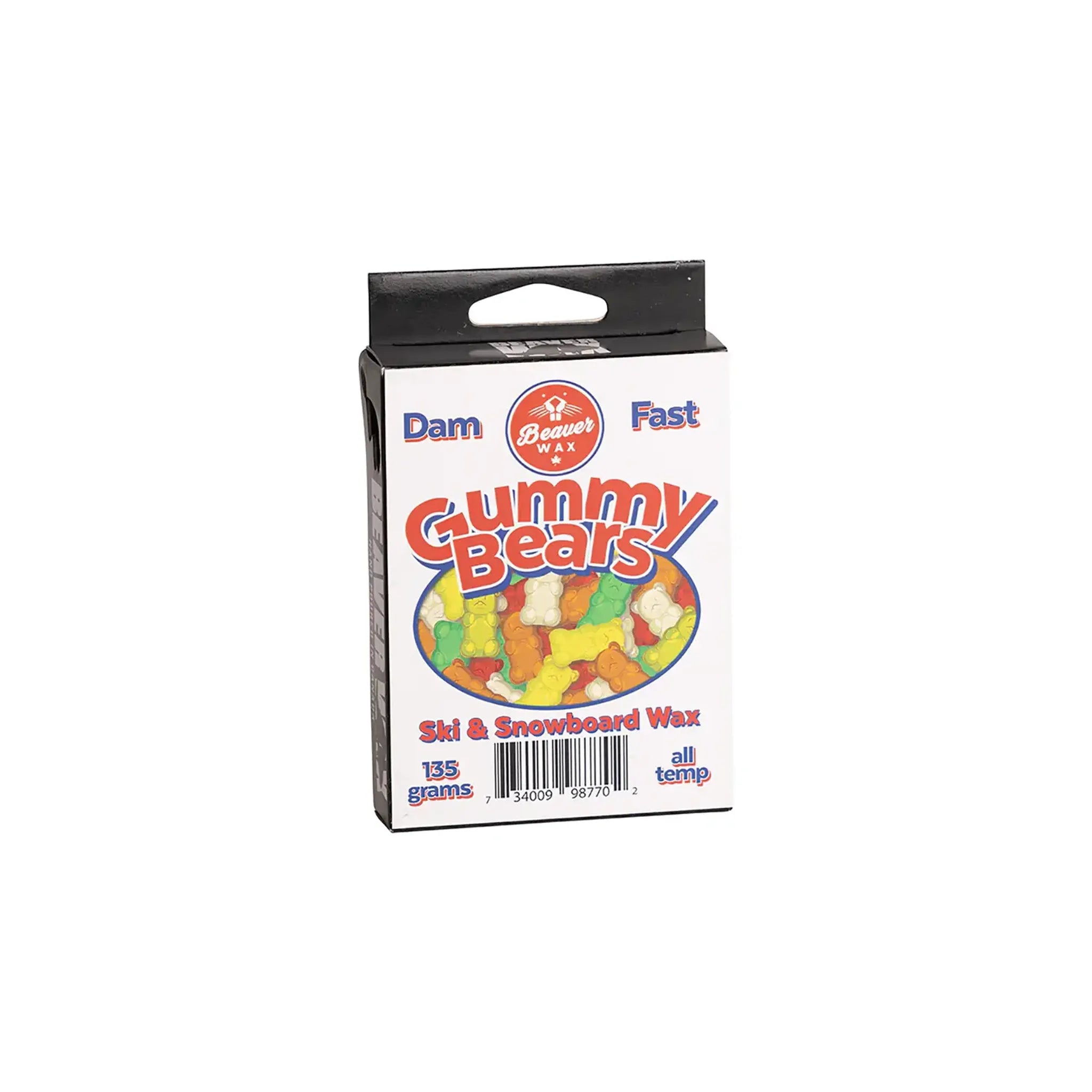 Beaver Wax Hot Wax All Temp (135g) Gummy Bears