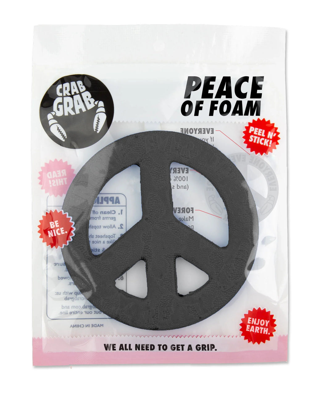 Crab Grab Peace of Foam Black