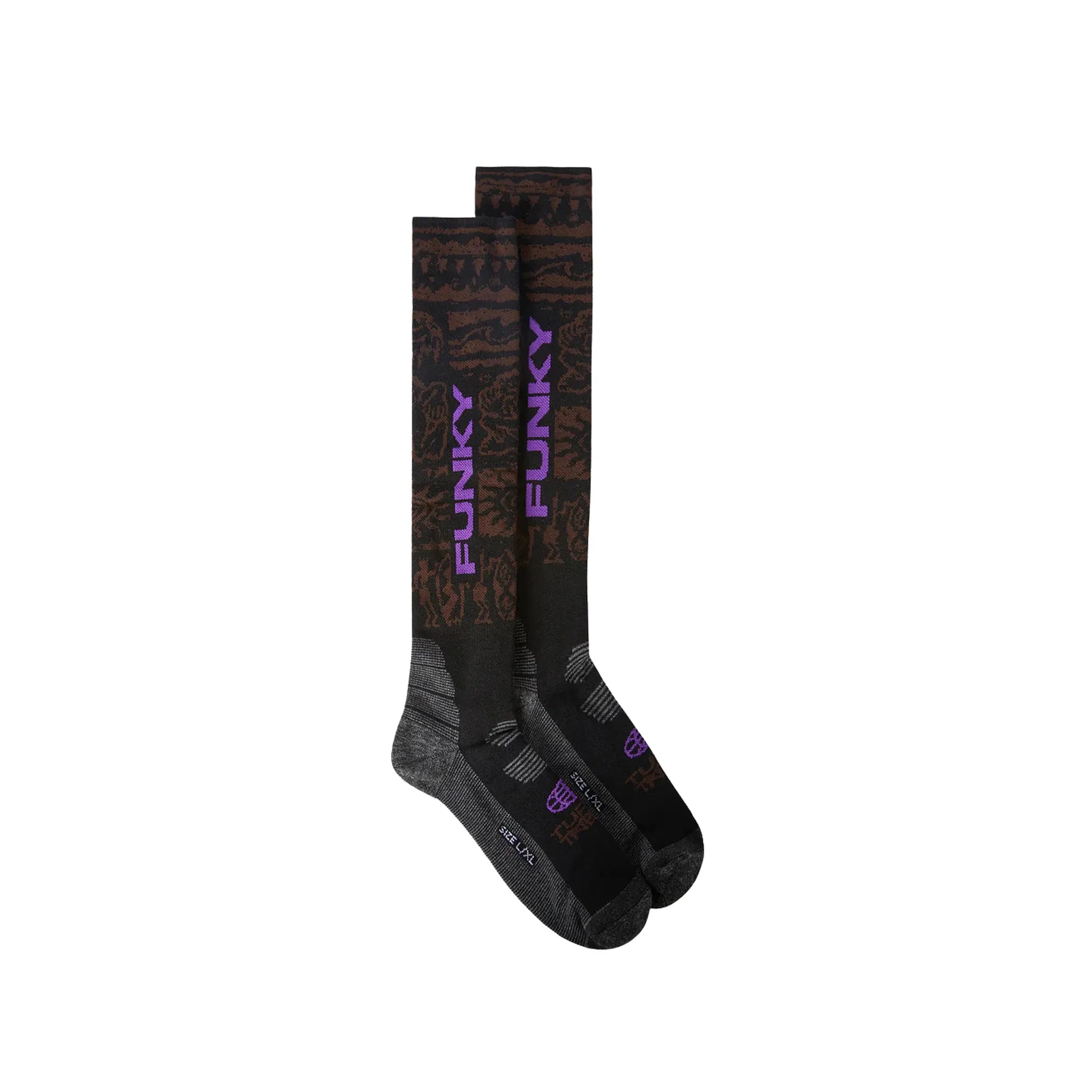Funky Tribal Socken Brown