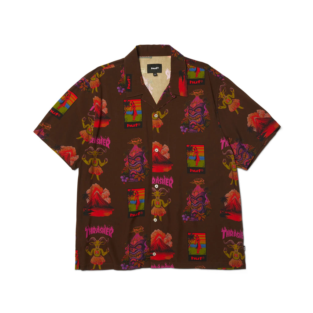 HUF x Thrasher Hawaiian Shirt