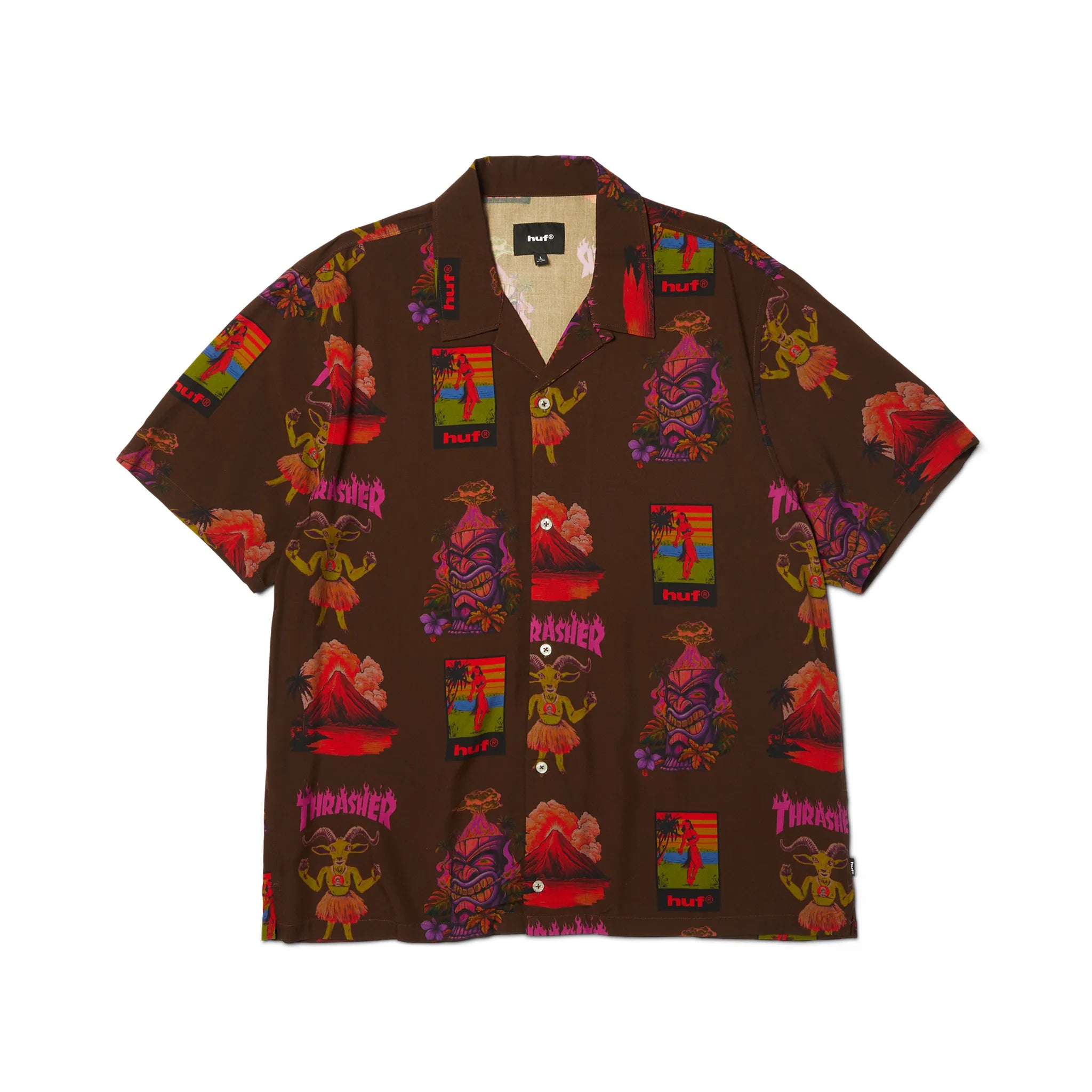 HUF x Thrasher Hawaiian Shirt