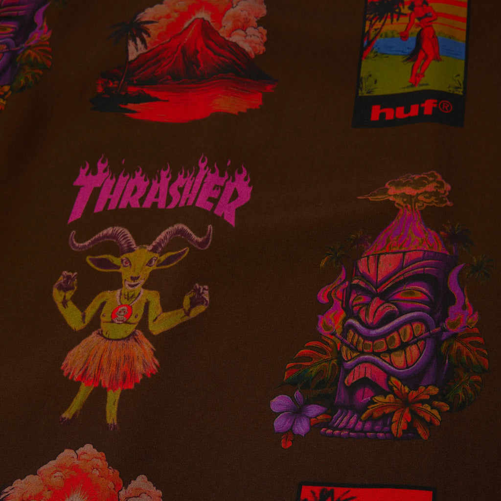 HUF x Thrasher Hawaiian Shirt