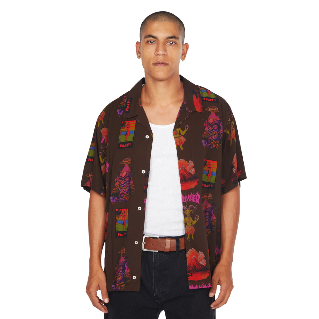 HUF x Thrasher Hawaiian Shirt