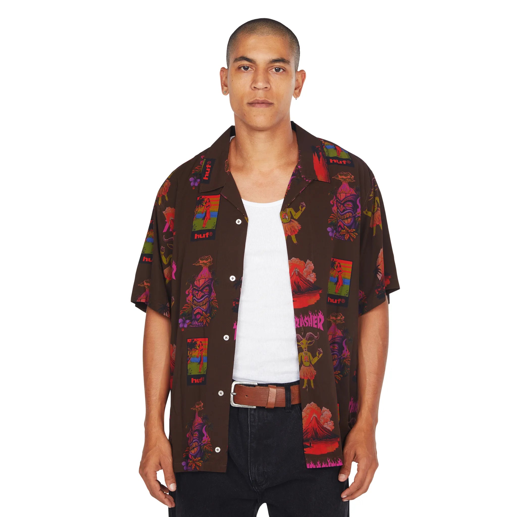 HUF x Thrasher Hawaiian Shirt