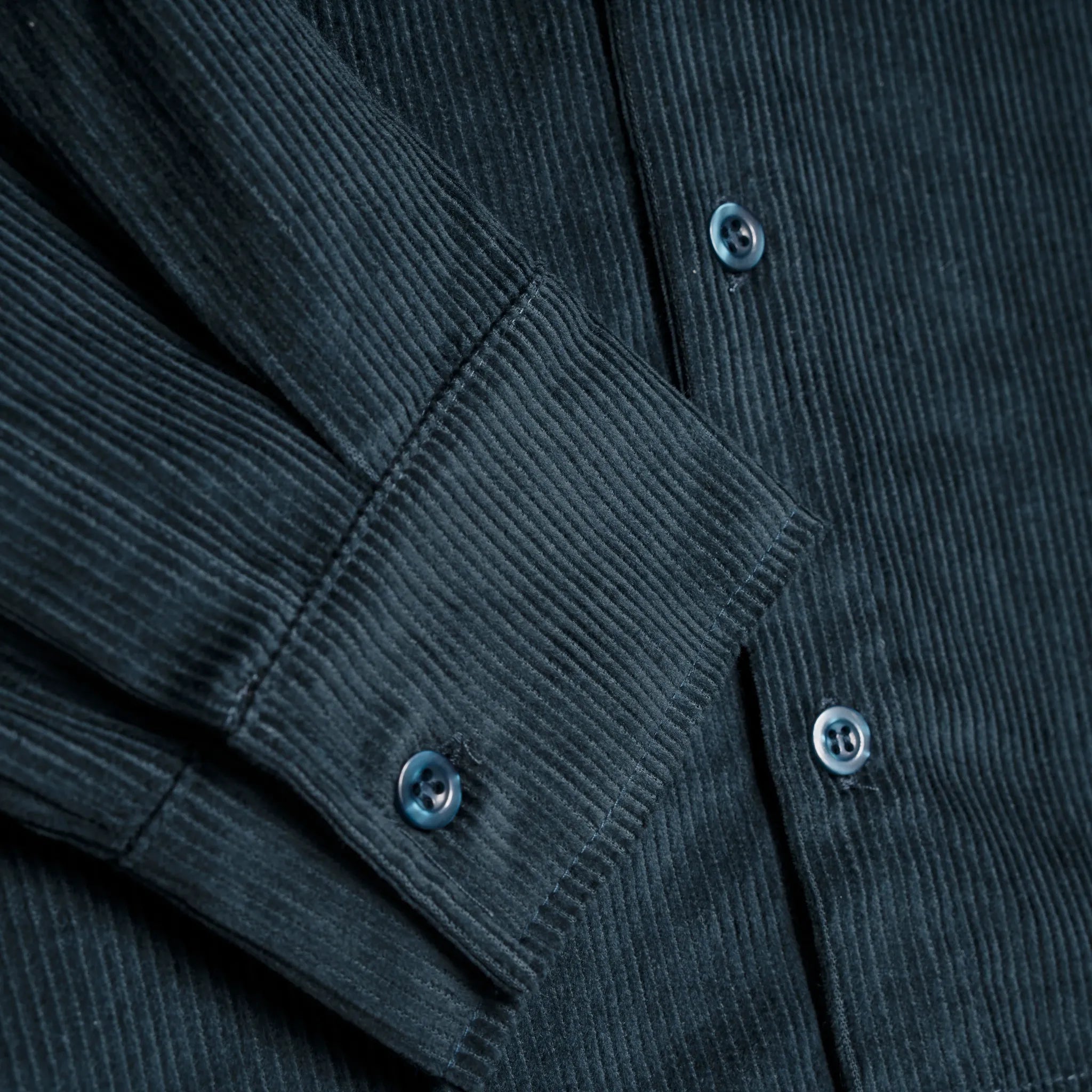 Method x Arthur Longo Cord Shirt Slate Blue